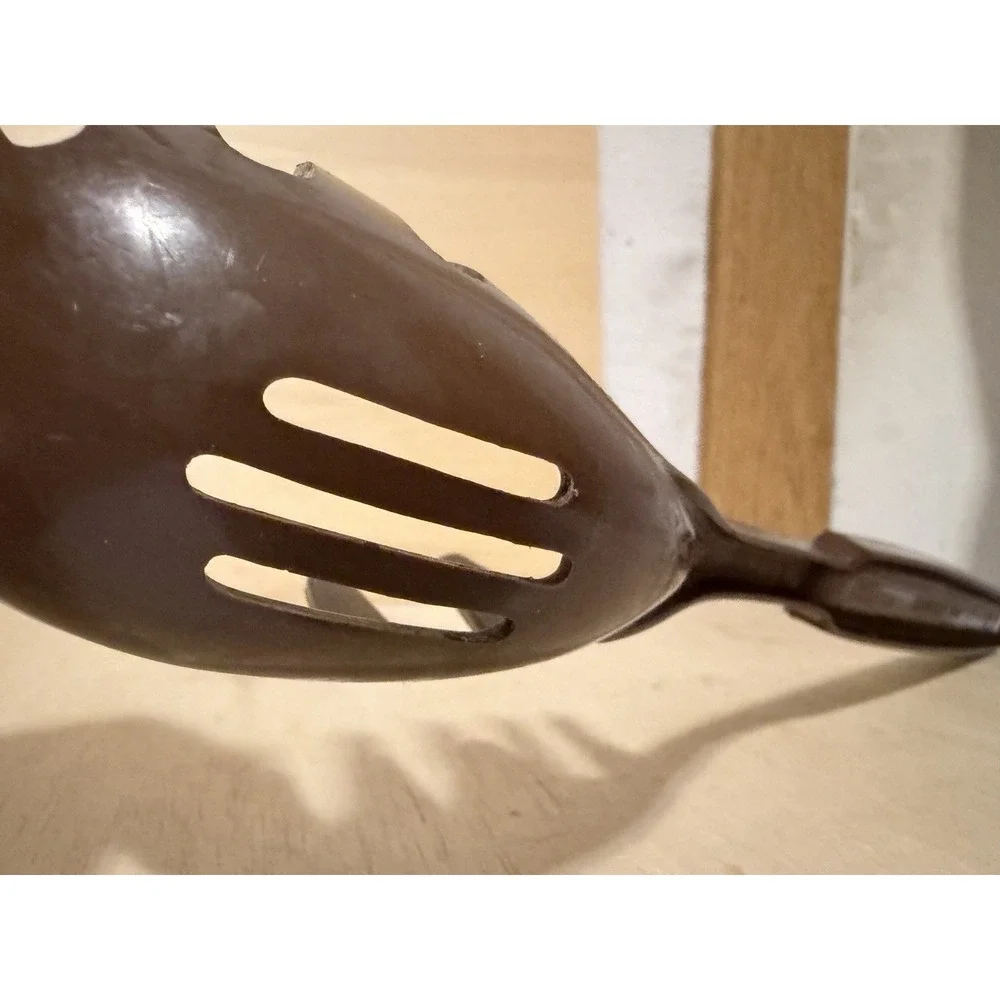 EKCO Vintage nylon spaghetti server Brown